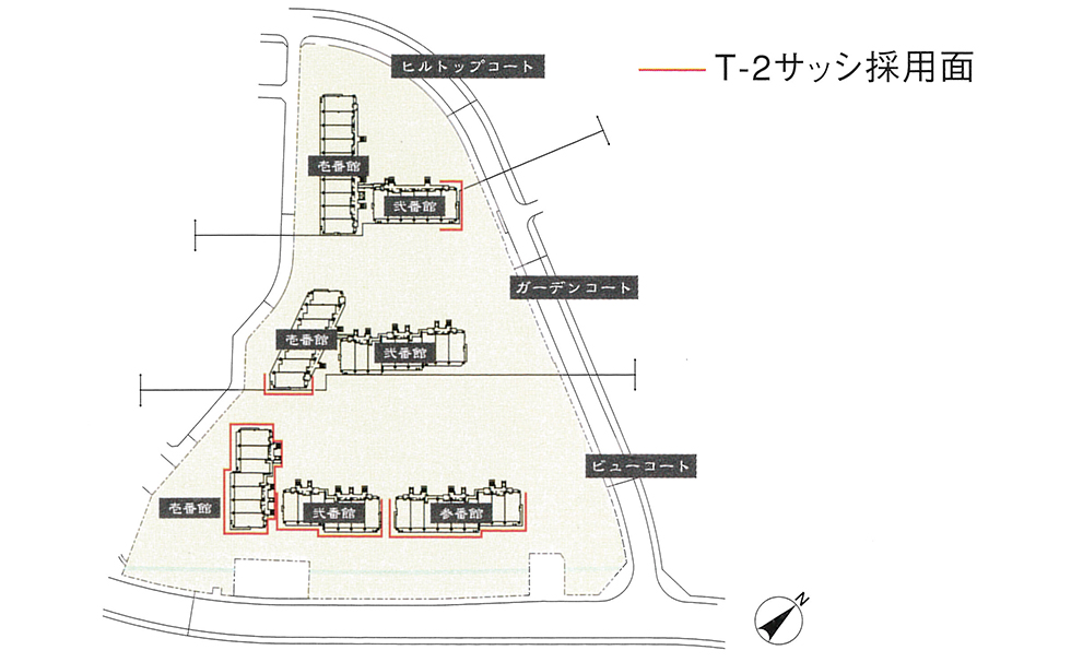 防音サッシの採用